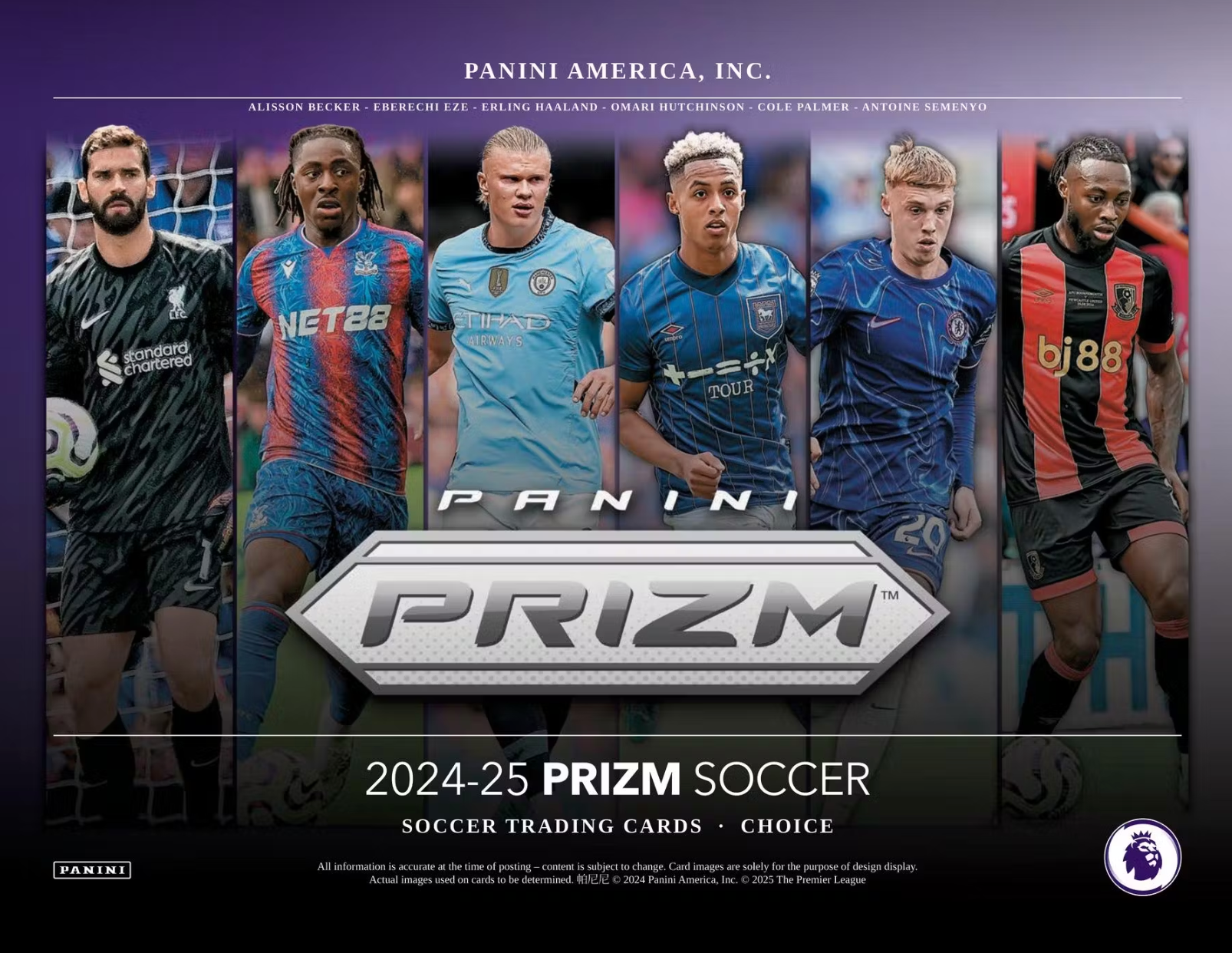 2024/25 Panini Prizm Premier League EPL Soccer Choice Box
