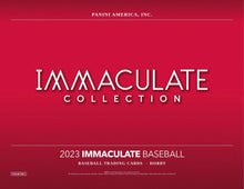 Load image into Gallery viewer, 2023 Panini Immaculate Baseball (1 BOX) Hobby Box Group Break #IM8 - HIT DRAFT
