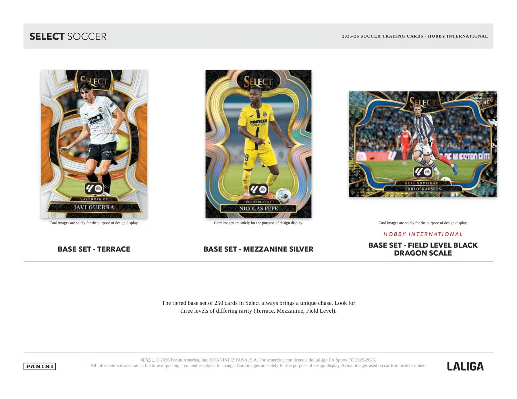 2025/26 Panini Select La Liga Soccer Hobby International Box