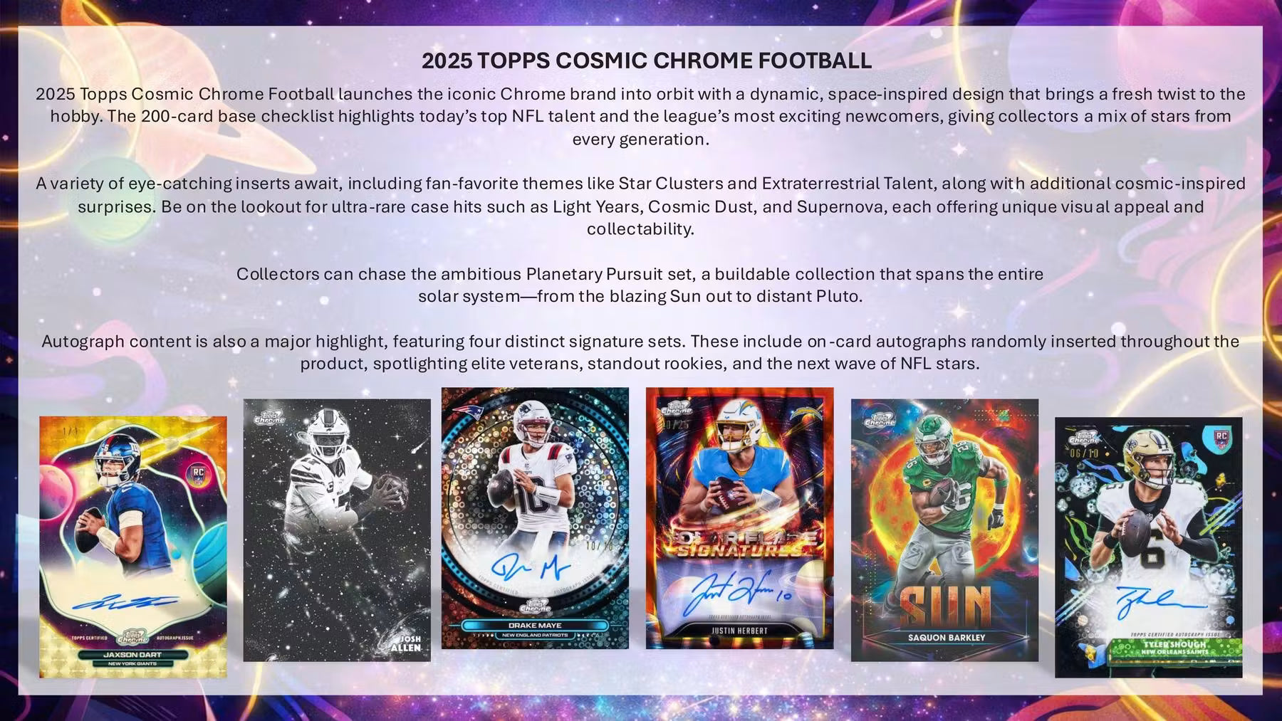 RANDOM DIVISIONS - 2025 Topps Chrome Cosmic Football Hobby Box (1 BOX) Group Break #CC1 - RANDOM DIVISIONS