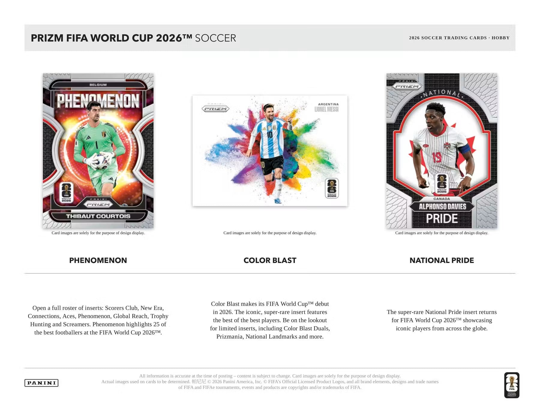 RANDOM TIERS - 2026 Panini Prizm FIFA World Cup Soccer Hobby Box (1 BOX) Group Break #WC1 - RANDOM TIERS