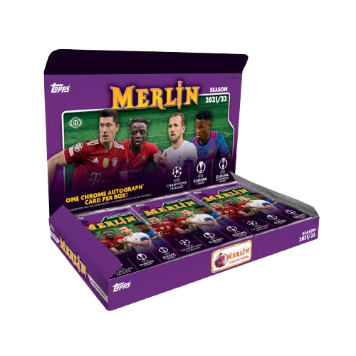 2021/22 Topps UEFA Champions League Merlin Chrome Soccer Hobby Box