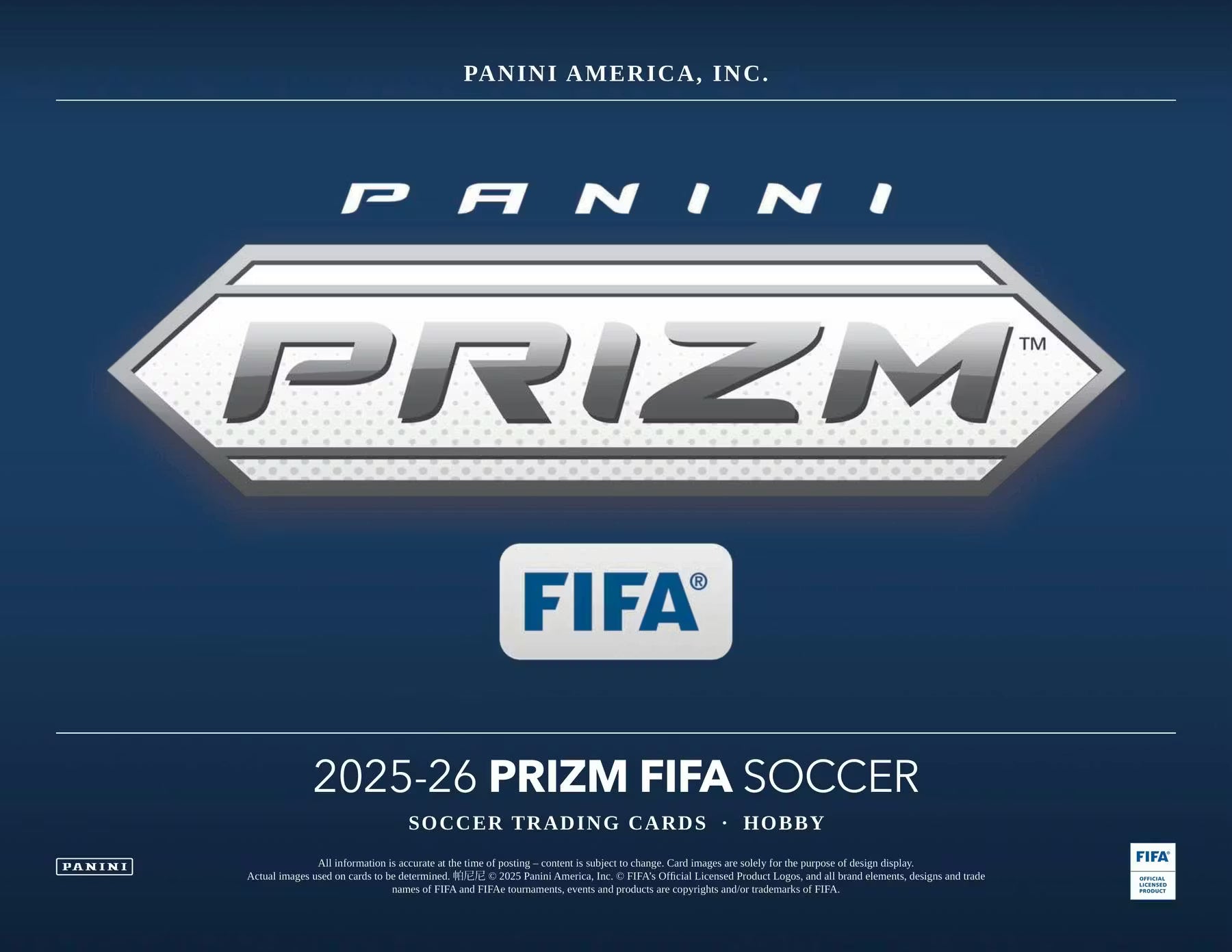 RANDOM TIERS - 2025-26 Panini Prizm FIFA Soccer Hobby Box (1 BOX) Group Break #FIFA1 - RANDOM TIERS