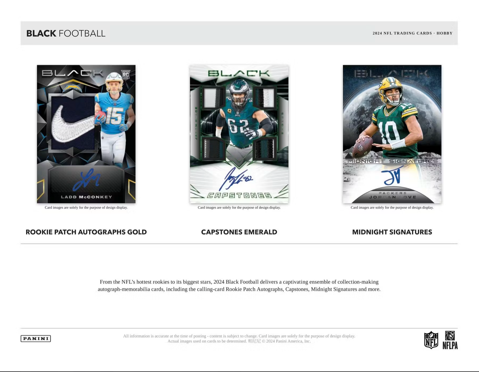 2024 Panini Black Football Hobby Box